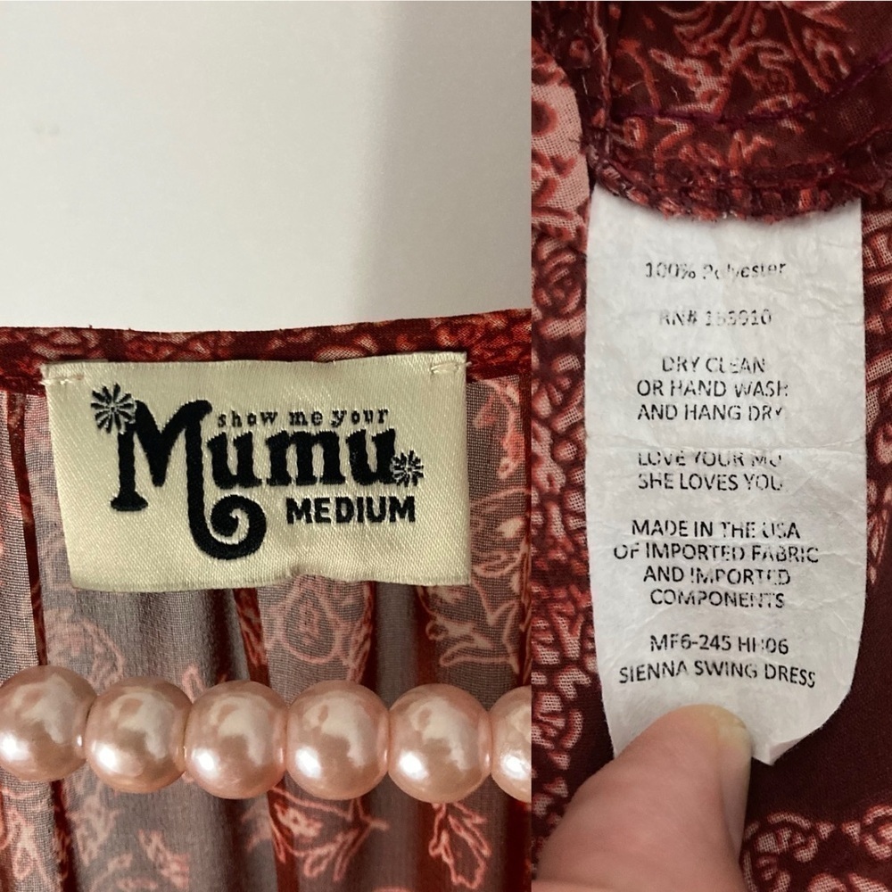 Show Me Your Mumu sheer Sienna Swing dress size M - Picture 16 of 16